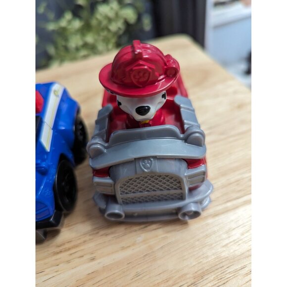 Paw Patrol Lot 3 Mini push racers 3 inch Rubble Chase & Digger plastic toys - Picture 4 of 9